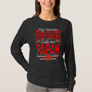 Camiseta Hombre, Mi Bombero Favorito Me Llama Papaw Firefi
