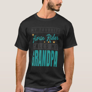 Camiseta Hombre Mi jinete de caballos favorito me llama abu