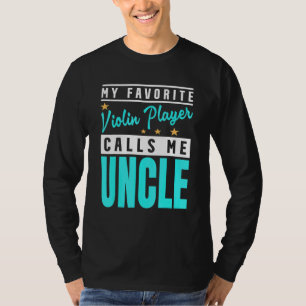 Camiseta Hombre Mi violinista favorito me llama tío 1