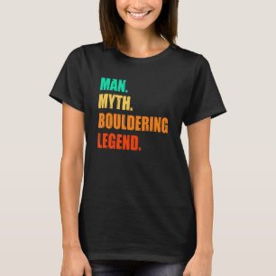 Camiseta Hombre Mito Bouldering Leyenda Rock Boulder Climbd