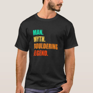 Camiseta Hombre Mito Bouldering Leyenda Rock Boulder Climbd
