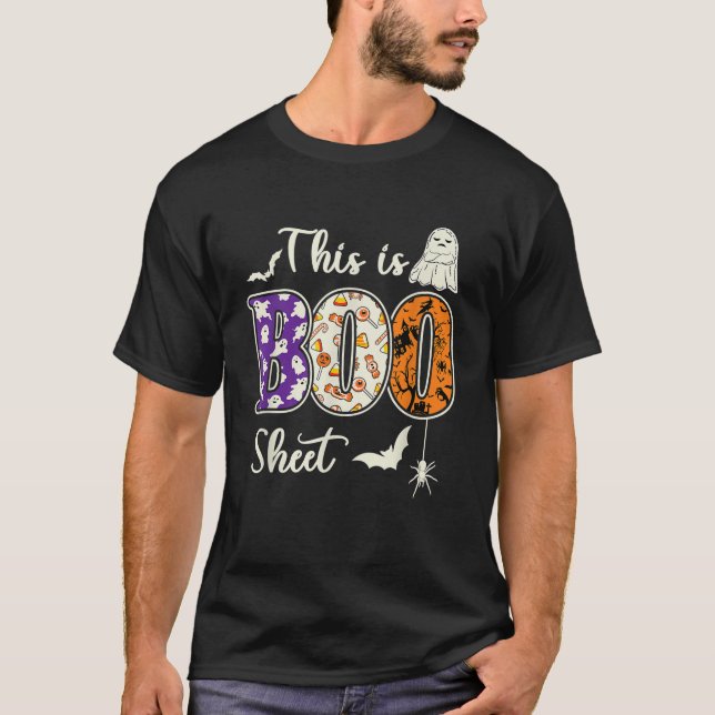 Camiseta Hombre Mujer Esta Es La Hoja De Boo Retro Ghost Fu (Anverso)