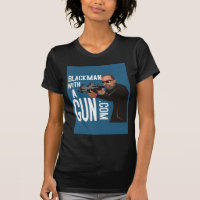 Hombre negro con un arma LogoWear