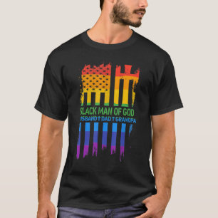 Camiseta Hombre Negro De Dios Padre Esposo Lgbt Sacerdote D