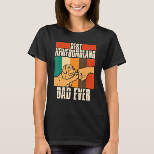 Camiseta Hombre Newfie Perro mejor padre de Terranova de to