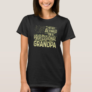 Camiseta Hombre, no estoy jubilado, soy un abuelo profesion