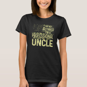 Camiseta Hombre, no estoy retirado, soy un tío profesional