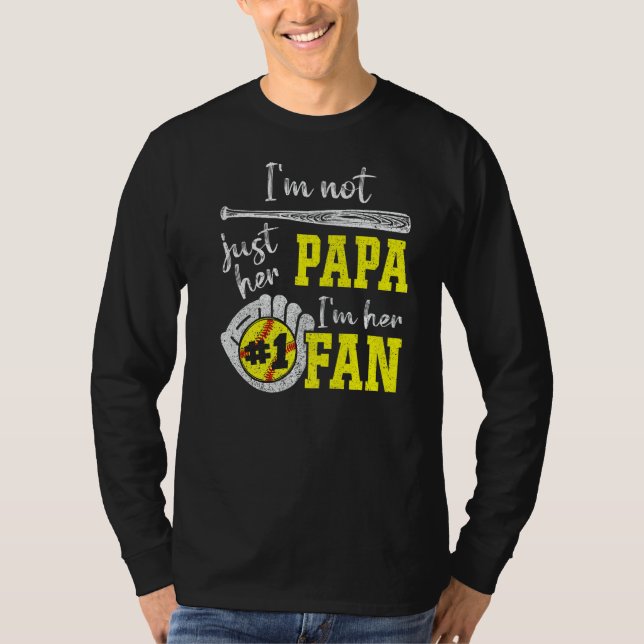 Camiseta Hombre, no soy solo su papá, soy su fan de 1. (Anverso)