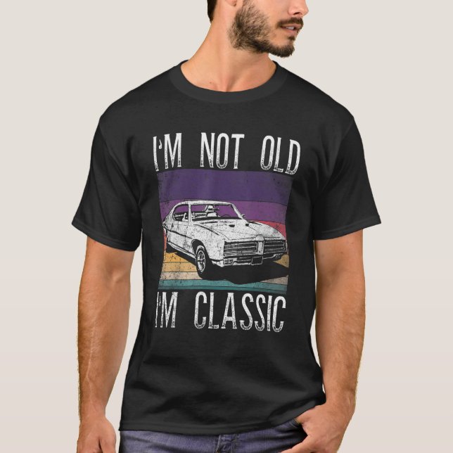 Camiseta Hombre, no soy viejo, soy clásico, no soy viejo, s (Anverso)