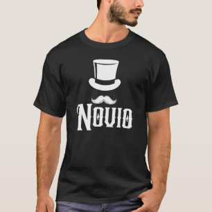 Camiseta Hombre Novio Novio Equipo Equipo Español Despedida