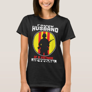 Camiseta Hombre Orgulloso Esposo De Un Veterano Norteameric