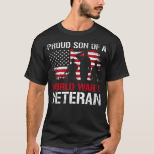 Camiseta Hombre Orgulloso Hijo De Veterano De La Segunda Gu