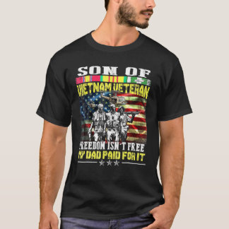 Camiseta Hombre Orgulloso Hijo De Veterano De Vietnam