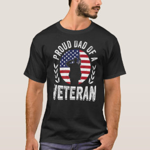 Camiseta Hombre orgulloso padre de veterano inversionista e