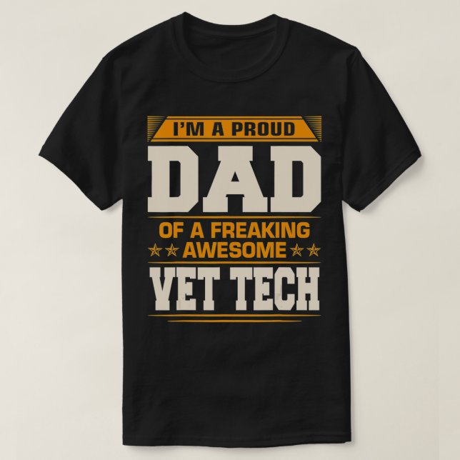 Camiseta Hombre Orgulloso papá de asombroso baile del padre (Diseño del anverso)
