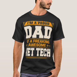 Camiseta Hombre Orgulloso papá de asombroso baile del padre