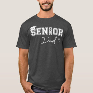 Camiseta Hombre orgulloso papá lindo corazón Graduado Senio