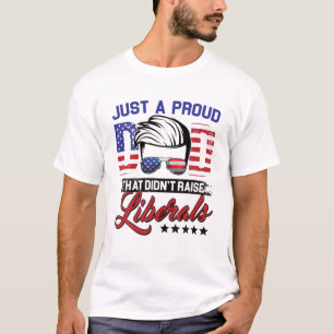 Camiseta Hombre orgulloso papá que no crió a los liberales