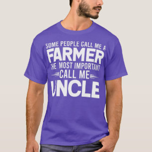 Camiseta Hombre Orgulloso Tío Gente Me Llama Granjero