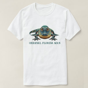 Camiseta Hombre original de Florida con lagarto