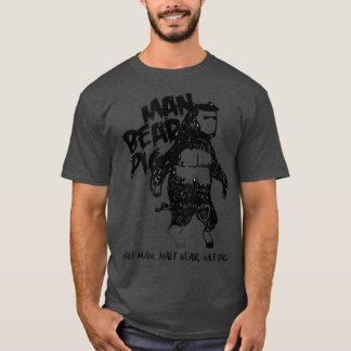 Camiseta Hombre Oso Cerdo Gracioso Animal Vintage Tee Gráfi