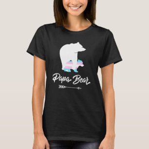 Camiseta Hombre Oso Papá Lgbt Aliado Transexual Heterosexua