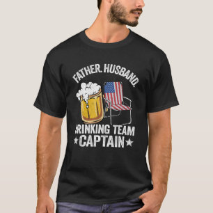 Camiseta Hombre Padre Esposo Equipo de Bebidas de Estados U