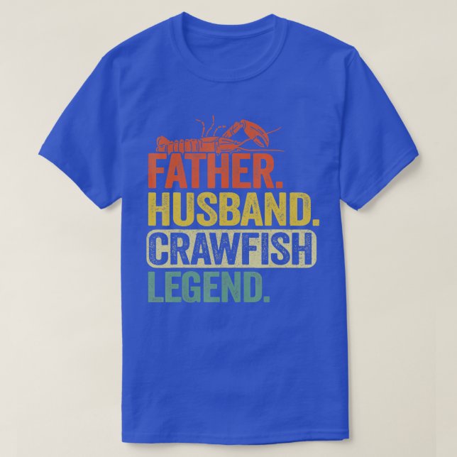 Camiseta Hombre Padre Esposo Marido Langosta Leyenda CrawDa (Diseño del anverso)