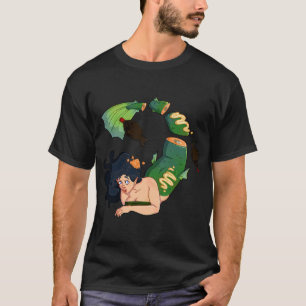 Camiseta Hombre palo divertido sin pesca hoy figura de pali