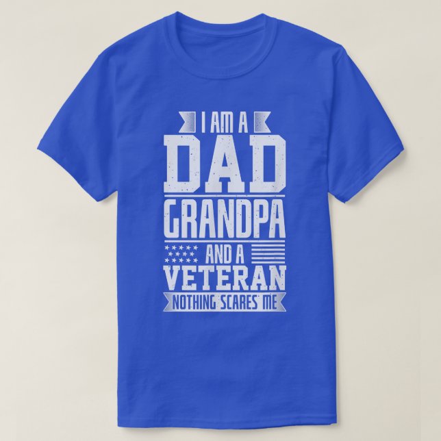 Camiseta Hombre Papá Abuelo Veterano, Hanukkah del último m (Diseño del anverso)