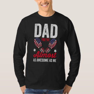 Camiseta Hombre papá eres casi como yo un bonu de bandera e