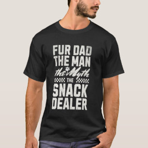 Camiseta Hombre Papá Fur Mitología Comerciante de Snacks Di