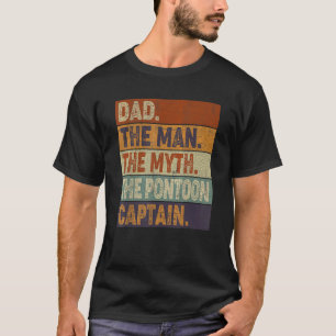 Camiseta Hombre Papá Mito Pontoon Capitán I Daddy Pontoon