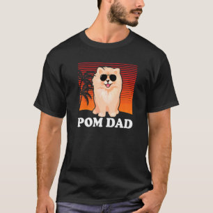 Camiseta Hombre Papá Pom Pom Propietario Perro Pomerania 2