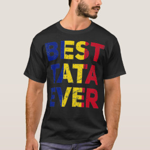 Camiseta Hombre, papá rumano Tata, el mejor tata de la hist