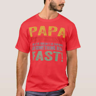 Camiseta Hombre, papá sabe todo el día Vi del abuelo