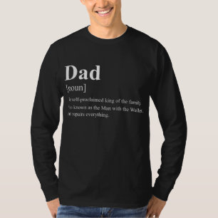 Camiseta Hombre papá (sustantivo) el autoproclamado rey pa