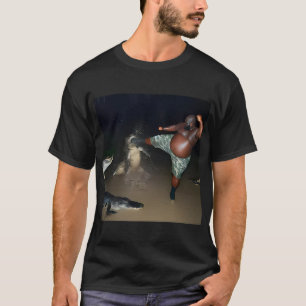Camiseta Hombre Patea a un Lagarto Meme
