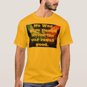 Camiseta hombre Paz sin guerra