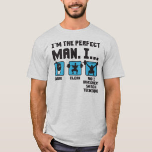 Camiseta Hombre perfecto - gimnasio divertido del