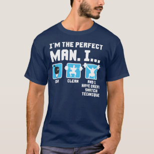 Camiseta Hombre perfecto - gimnasio divertido del