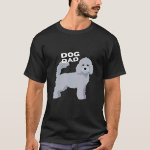 Camiseta Hombre Perro Caniche Gris Padre Hombre