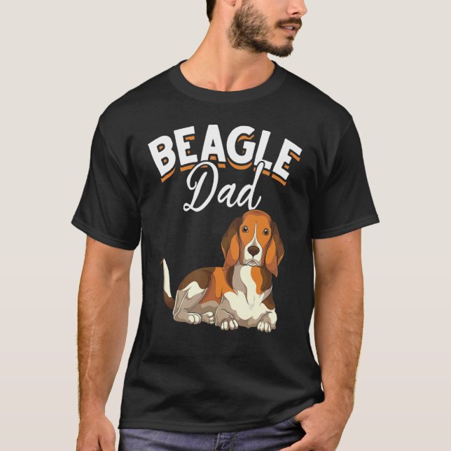 Camiseta Hombre Perro Papá Dueño Perro Mascota Padres Anima (Anverso)