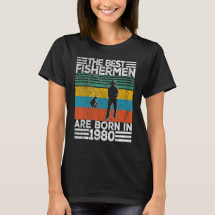 Camiseta Hombre pescador de 42 años cumpleaños 42