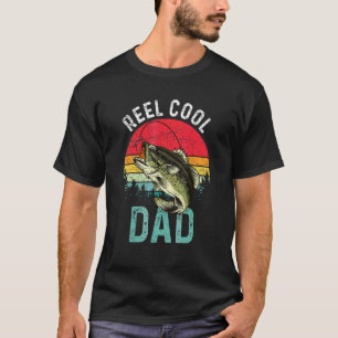 Camiseta Hombre Pescador Genial Papá Reel