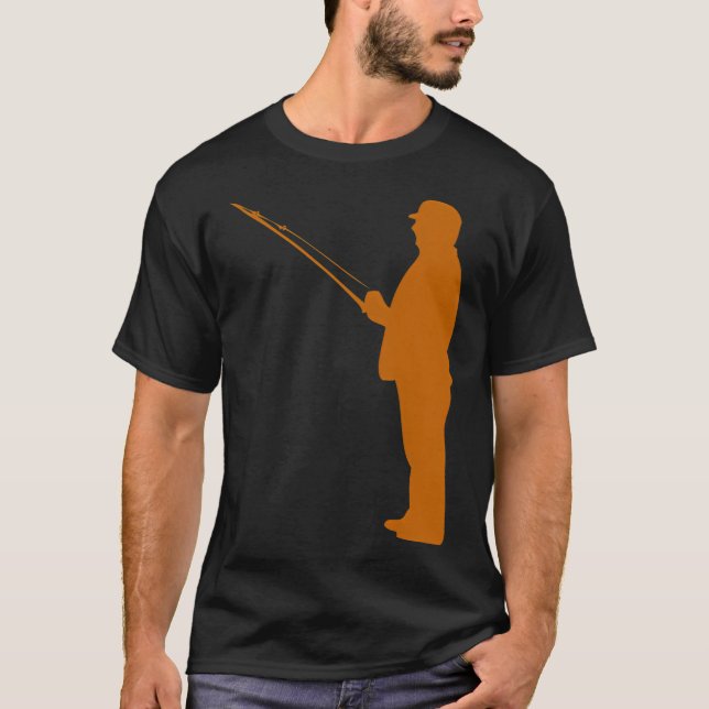 Camiseta Hombre pescando (Anverso)