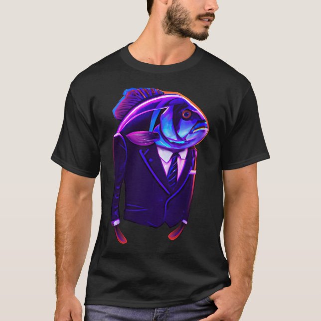 Camiseta Hombre pez (Anverso)