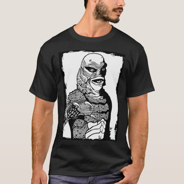 Camiseta Hombre Pez (Anverso)