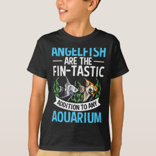 Camiseta Hombre pez ángel lindo dueño de acuario amante de 