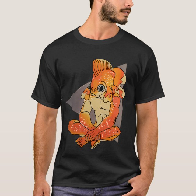 Camiseta Hombre pez dorado (Anverso)